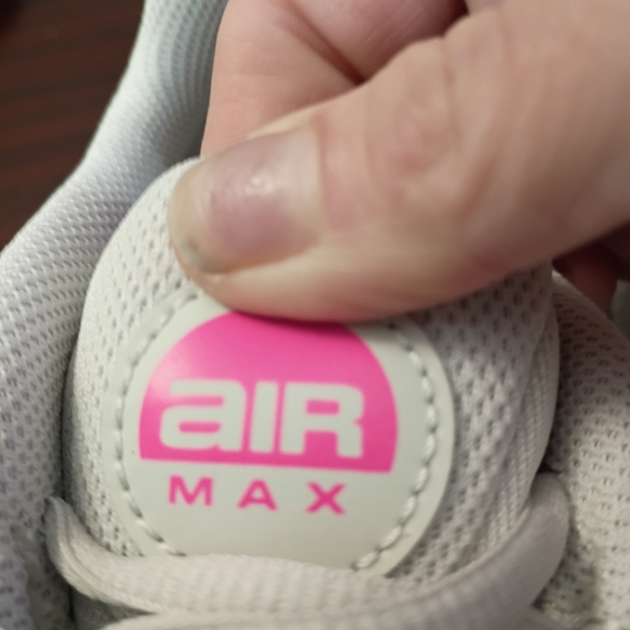Nike Women's Gray and Pink Air Max - Picture 3 of 3